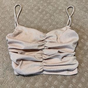 Gold women’s size 6 princess polly tank top